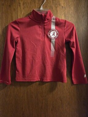 Red Alabama Kids' Crimson Quarter-Zip Pullover Size 4-5